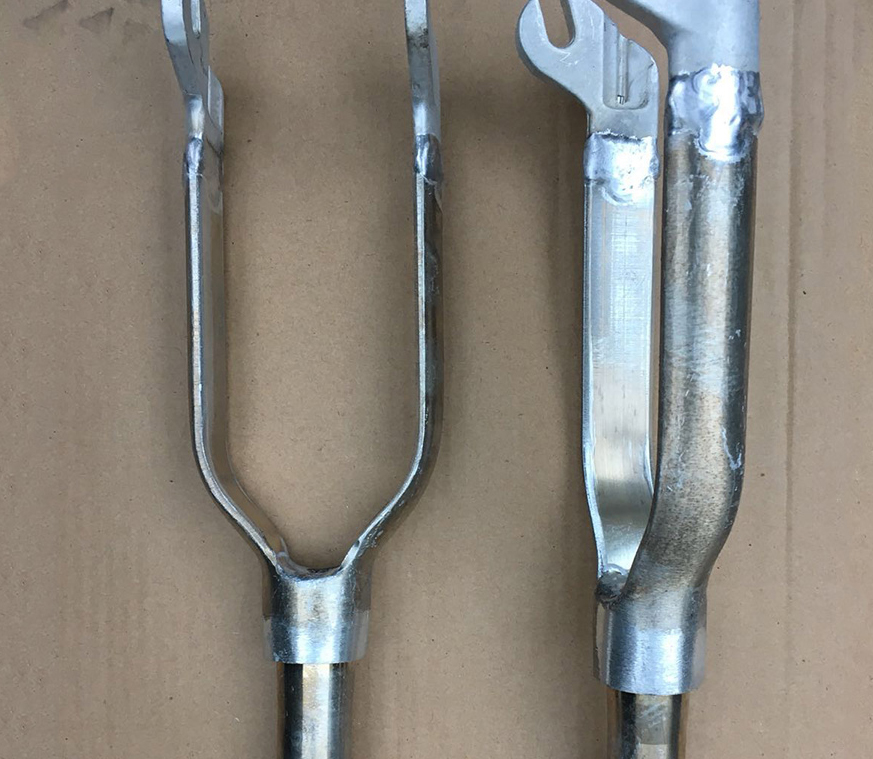 鋁合金單車前叉熱處理